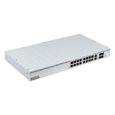 CRS320-8P-8B-4S+RM MIKROTIK 16-1000-PoE+(8-bt) 4-SFP+10G Console Switch L5 tot600W 220VAC