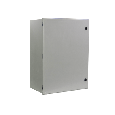 TIP-86 TIBOX 800x600x300mm Armario Estanco de Poliéster Gris IP65 RoHS con Placa de Montaje