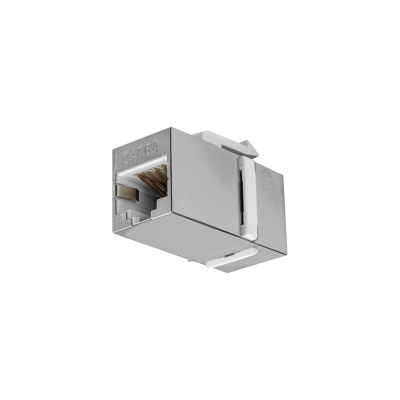 KCAU UI 1u Cat6A Blindado Copla RJ45-RJ45 FTP STP UACC-KEYSTONE-COUPLER-C6A