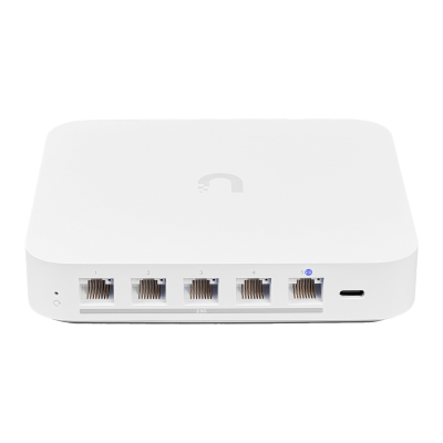 UXG-MAX UBIQUITI 1-Puerto 2500 4-Puertos 2500 IDS/IPS SD-WAN Incluye-Fuente 5V USB-C BTE UniFi Gateway