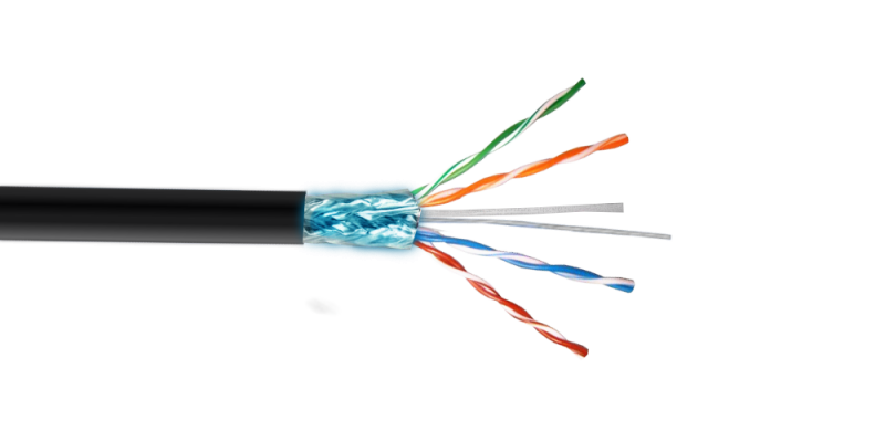 CBXL-SN1 LINKMADE 100mt Cat5E F/UTP Exterior PE Solid Unifilar Cable Negro