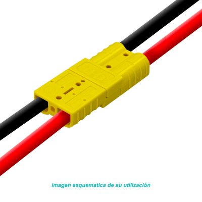 BTAA50 50A 6mm 2-un Amarillo Anderson SB50 Enchufe Terminal Conector Volante