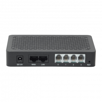 VGW-420FS PLANET Enrutador VozIP 4-FXS-RJ11-H 1-100 1-WAN genera 4líneas telefónicas analógicas