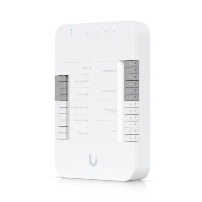 UA-HUB-GATE UBIQUITI Porton Puerta Reles 4-Cams/Readers Riel-Din req-PoE++
