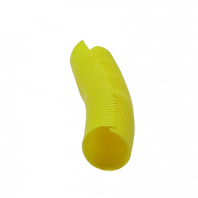 CCA-MANG 25mt Tubo 55mm Manguera Flexible Abierta Amarilla PC+ABS LSZH