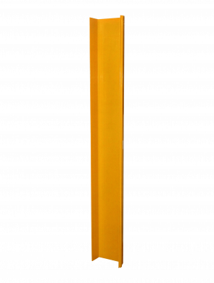 CC-240 Conducto LSZH 240x100mm 2 Metros Amarillo sin Cubierta sin Divisor Macho