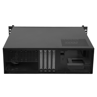 RAG-3U LINKMADE Gabinete Rack 3U para Placa Base ATX/Micro ATX con 2 Ventiladores, sin Fuente ATX