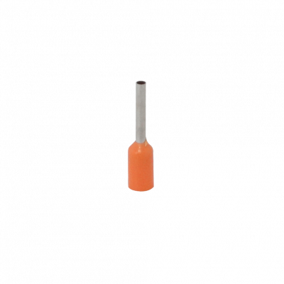E0508-B Naranja 0,5mm2 8/14mm 100 piezas AWG22 Terminales de férula aislados para crimpar