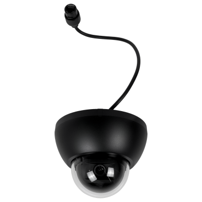UVC-AI-DOME-B Cámara IP Domo Negro Resolución 4K Ángulo Visión 110º Alcance IR 40m Protección IK10 Requiere Micrófono/Parlante PoE