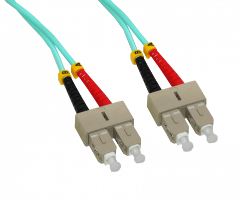 JF3CC3 3mt SC-SC OM3 MultiModo MM Duplex Jumper Fibra 3.0mm 50/125um LSZH