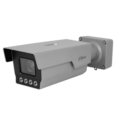 RW DH IA Cámara IP con lente varifocal motorizado 10-40mm, resolución 4MP, función ANPR, certificación IK10 e IP67