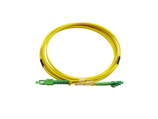 JFSAB3 3 metros SC/APC-LC/APC Monomodo SM Dúplex Latiguillo de Fibra Óptica 9/125µm 3mm