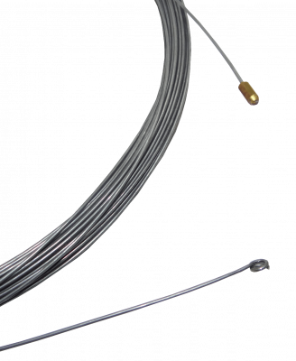 LAUCHA-40 Bobina 40mt Fleje de acero Guía pasacables eléctrica tipo serpentín