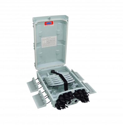 BOX-X16 Blanca 16-OptiTap 16-SC IP65 2-Estopa Caja Fibra NAP req-JXSXX miniSC