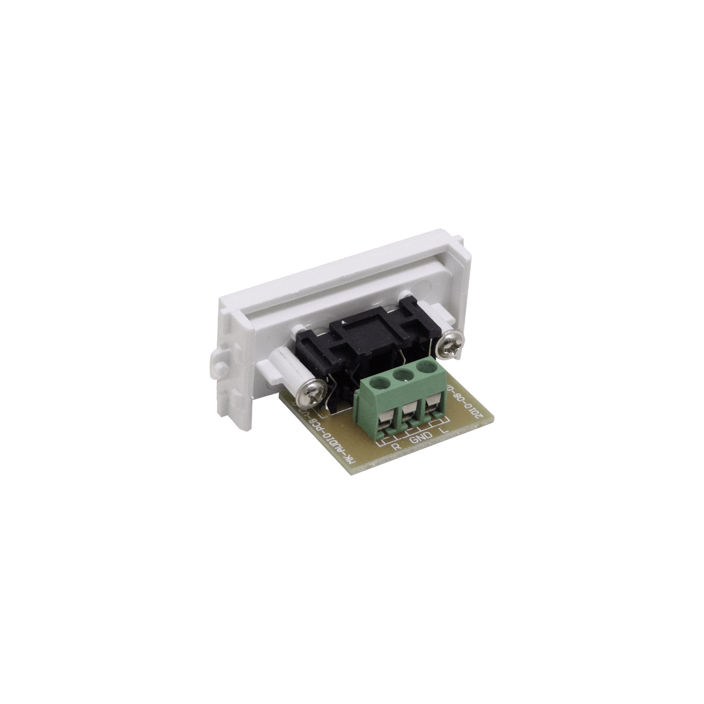 FQA2R Accesorio 2-RCA-Hembra Soporte-3 posiciones para Bastidor Multimedia FQ1-FQ2-FQ3