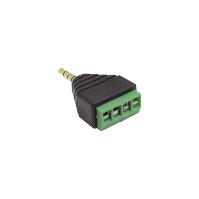4P-35-M 4pin-3,5mm-Macho a regleta Terminal A/V