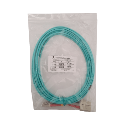 JF3LC5 5mt LC-SC OM3 MultiModo MM Duplex Jumper Fibra 50/125um 3.0mm LSZH