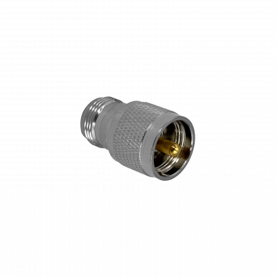 NHUM Conector N-Hembra UHF-Macho/PL259-Macho Acoplador de Unión Coaxial