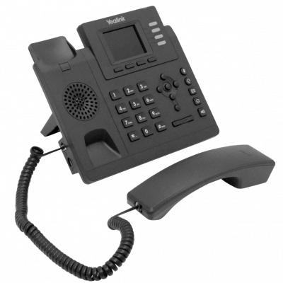 SIP-T33G YEALINK Pantalla-2,4p-Color 4-Cuentas-SIP 2-Puertos-LAN-1000 PoE-af Conector-RJ9-Auriculares Teléfono-VoIP incluye-Fuente-5V