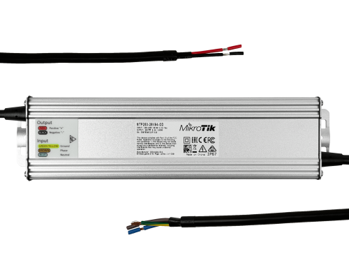 MTP250-26 MIKROTIK Fuente de Alimentación Exterior IP67 de 26V y 250W para NetPower MTP250-26V94-OD