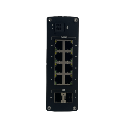 TSW200 TELTONIKA 8-1000-PoE++ 2-SFP 240W-total necesita-7-57V IP30 Carril-DIN Conmutador Industrial