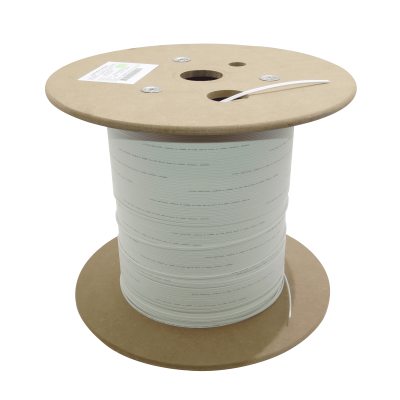 CFSP2 2-Fibras-G652D Blanca 500m DropCable Ext. FTTH SM LSZH 3x2mm