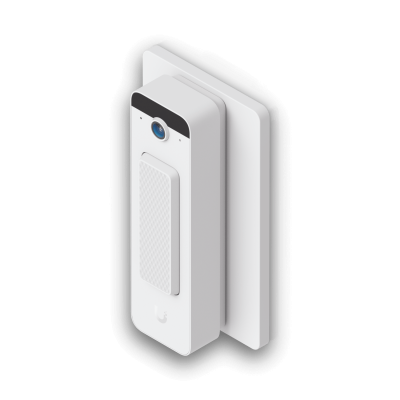UACC-DBL-W Soporte de montaje blanco para timbre inteligente UniFi Lite modelo UVC-Doorbell-Lite
