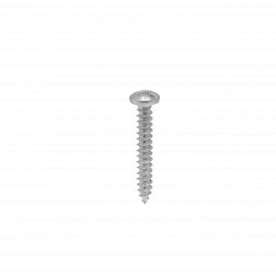 YUR5-06 50-piezas. 4 x 3/4 Extensión-19mm Plateado Cruz Pernos Autorroscantes Punta