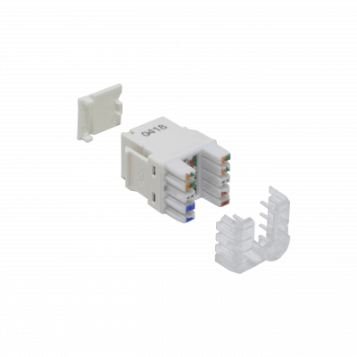 KP5WF FURUKAWA Conector hembra RJ45 tipo Keystone para cableado estructurado Multilan categoría 5e UTP color blanco referencia 35030521