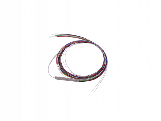 DIVE-08 Divisor Óptico XPON/XGPON de 1 Metro 2x8 sin Conectores que Requiere Empalme por Fusión G657A1