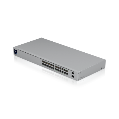 USW-24 UBIQUITI LCD1.3 24-1000 2-SFP RS232 req-UniFi Switch Administrable Bastidor
