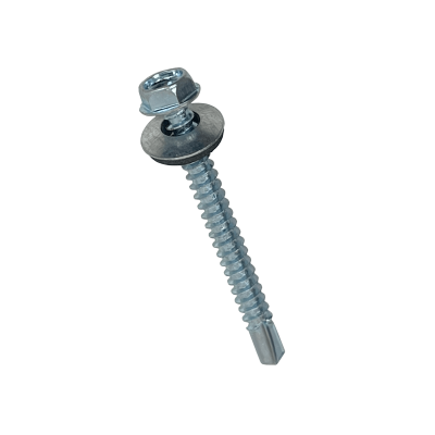 BA12-20 Cabeza-Hexagonal-8mm 100u. 12x2 Longitud-51mm Cincado Tornillo Autotaladrante Punta 2,0