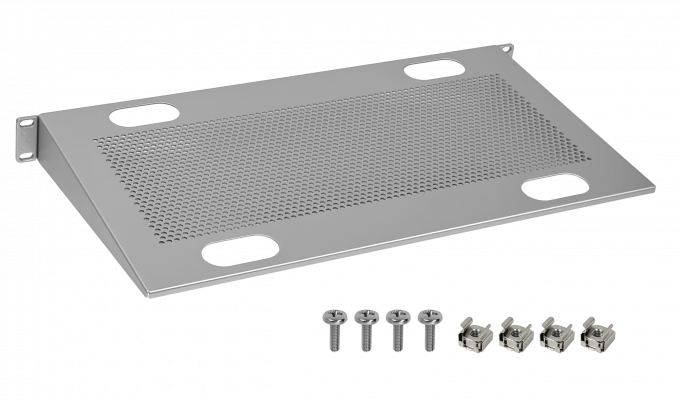 URACK-CLV UBIQUITI Ventilada 1U 25cm-Fondo Bandeja p/Rack Soporta-20Kg