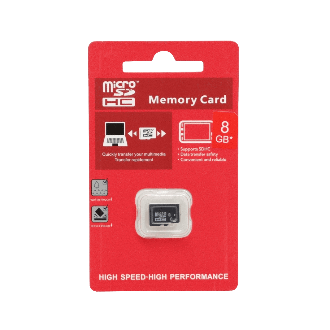 MSD-8GB Tarjeta de Memoria MicroSD-HC de 8GB, Clase 4, sin Adaptador Incluido