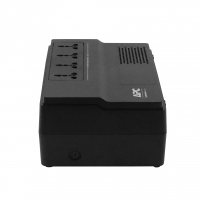 BV500 APC UPS de respaldo 500VA/300W, 4 salidas universales, regulador AVR, batería interna 1x4.5Ah, incluye conector Anderson, color blanco 32WH