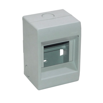 CAJA-DIN34 KALOP sin Cubierta 54mm-Ancho 46mm-Alto Caja de Plástico para Interruptores Automáticos Riel Din