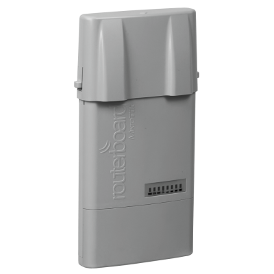BASEBOX6 MIKROTIK Equipo 6GHz 2x2 MIMO de 5,9 a 6,4GHz, puerto Ethernet 10/100/1000, 2 conectores RP-SMA, licencia nivel 4, modelo RB912UAG-6HPnD-OUT