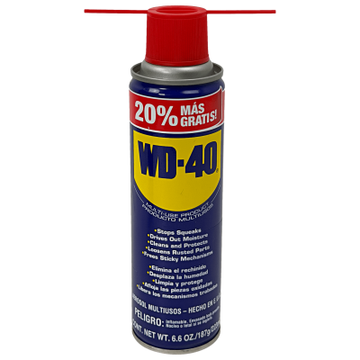 WD-40-155 Lata de Spray Multifunción WD-40 155gr 150ml Propelente CO2 Anticorrosivo código 52005