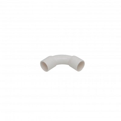 PVC16-C LINKCHIP Codo de 16mm para Tubería de PVC en Color Blanco con Forma Acodada