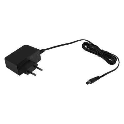 PST-1512 Transformador fuente de poder de 18W, salida 12VDC 1,5A, conector plug 5,5x2,1mm