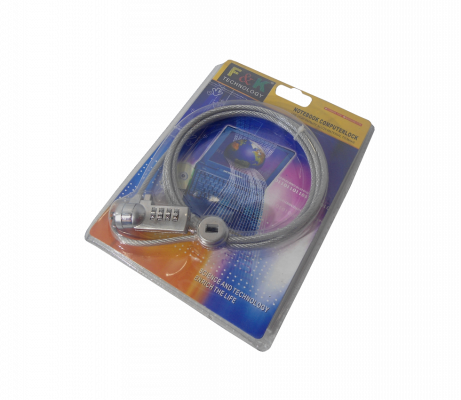 COMPUTERLOCK Candado Seguridad c/Llave 1mt-Cable