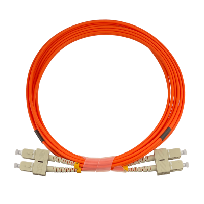 JFMCC3 Cable de Interconexión de Fibra Óptica Multimodo OM1 MM Duplex SC-SC de 3 metros, 62.5/125µm, con cubierta LSZH