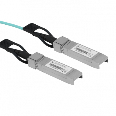 UA1-5 UBIQUITI 5 metros SFP+10Gbps Cable 3mm Fibra-Multimodo Directa UACC-AOC-SFP10-5M