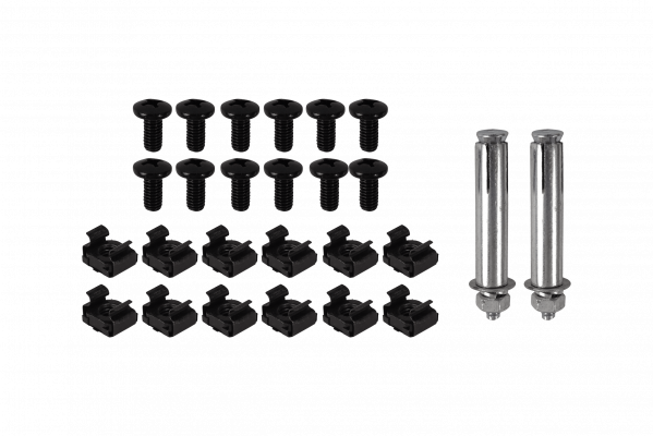 RKB03-15. Soporte de Pared 3U Fijo 145mm 19-Pulgadas Negro incluye-2 tornillos anclaje-M6
