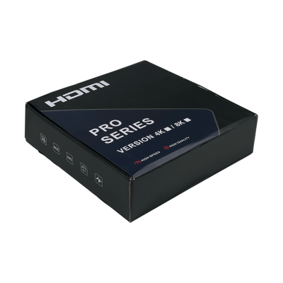 HDMI-80K 8K 80mt 4320p HDMI-M HDMI-M Cable Fibra Optica Negro v2.0 3D 4Kx8K