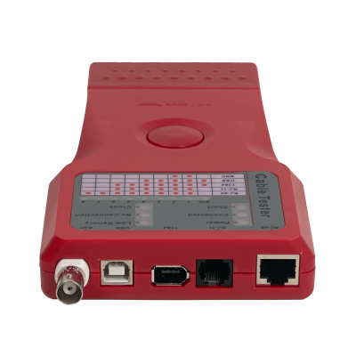 TS-06 Comprobador 1-USB 1-1394 1-BNC 1-RJ45 1-RJ11 REQ/BATERIA-9V