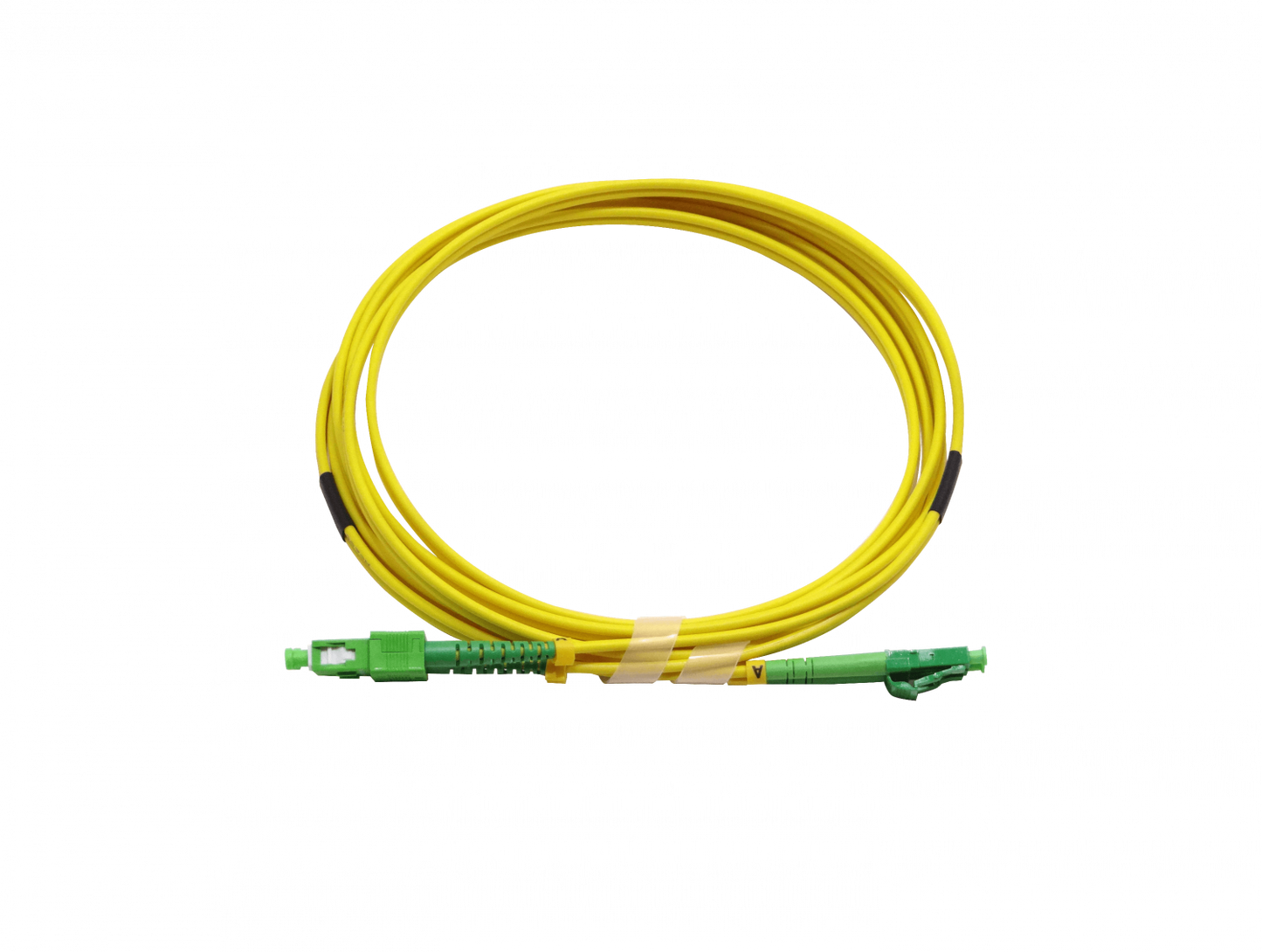 JFSAB3 3 metros SC/APC-LC/APC Monomodo SM Dúplex Latiguillo de Fibra Óptica 9/125µm 3mm