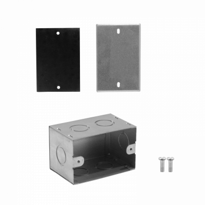 FPCWM-1 A01 Caja Metálica Zincada de 100x65x65mm con Cubierta de 106x69mm