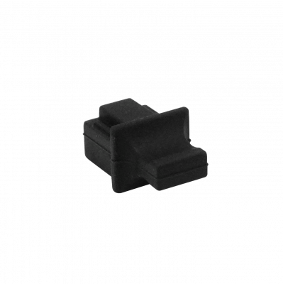 MP45J Lote de 10 protectores de goma negra para conector Keystone RJ45