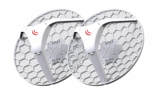 LHGG-60AD MIKROTIK Antena de 2 Rejillas 60GHz 802.11ad Capa 3 1-1000 incl. 24V 1.8Gbps 1.5km 391mm